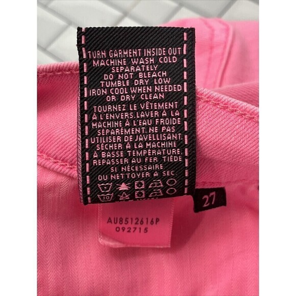 7 For All Mankind Pink Boot Cut Jeans - Picture 14 of 14